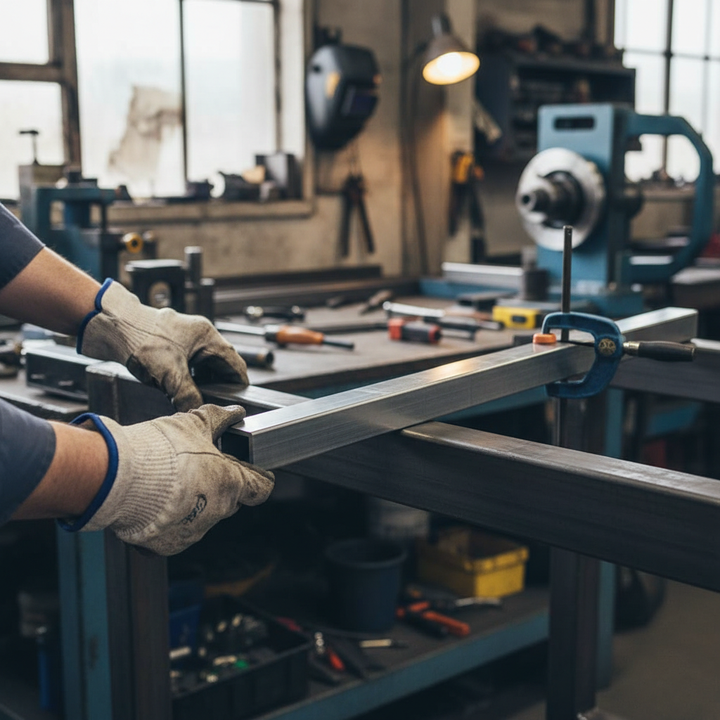 Premium Plain Finish Aluminium Square Tube 12.7mm x 12.7mm x 1.6mm - Lightweight, Corrosion Resistant, and Ideal for Architectural Applications