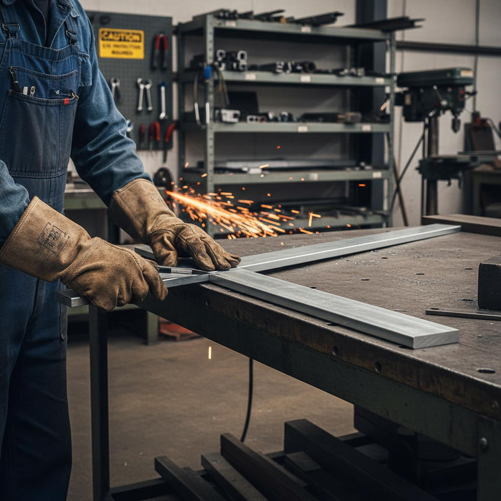 Premium 101.6mm x 6.3mm Plain Finish Aluminium Flat Bar - High-Performance Structural Grade 6082 T6 with Enhanced Strength and Corrosion Resistance 101.6 × 6.3 mm (4″ × 1/4″) – photo 1 of 2