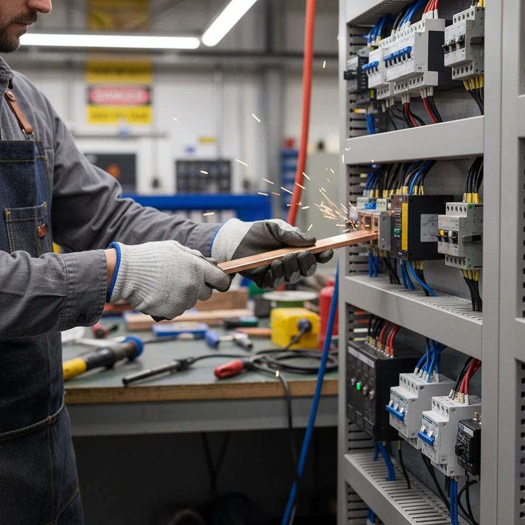 Premium High-Performance Copper Flat Bar 50.8mm x 6.3mm with Satin Brushed Finish for Architectural and Electrical Applications