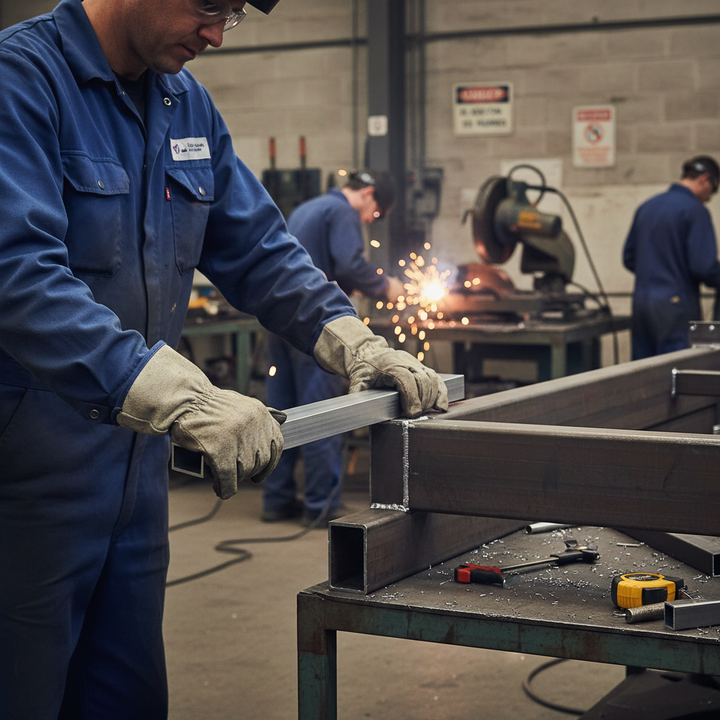 Premium Heavy Duty Aluminium Rectangular Tube 76.2mm x 50.8mm x 6.3mm - High-Strength Grade 6082 T6 for Versatile Applications