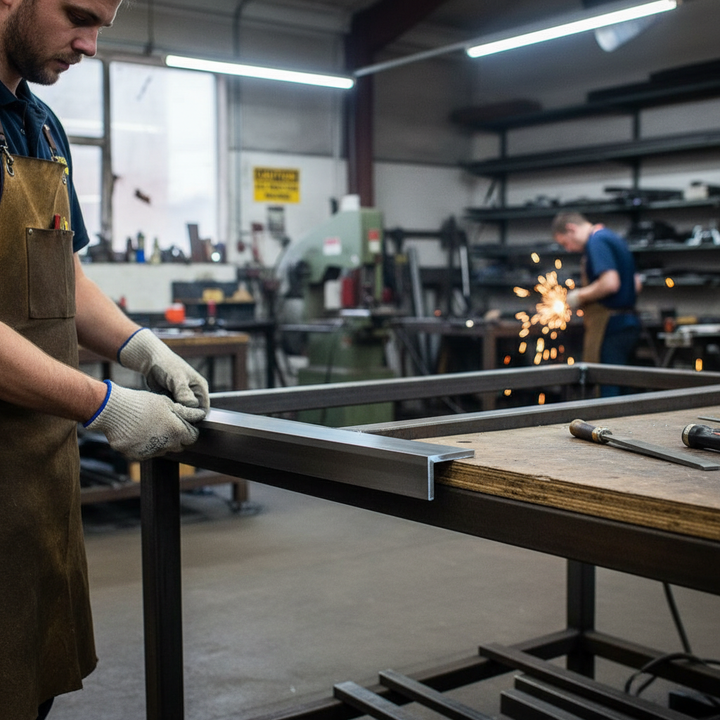 Premium Structural Grade Aluminium Flat Bar 101.6mm x 6.3mm with High Strength, Corrosion Resistance and Decorative Satin Finish