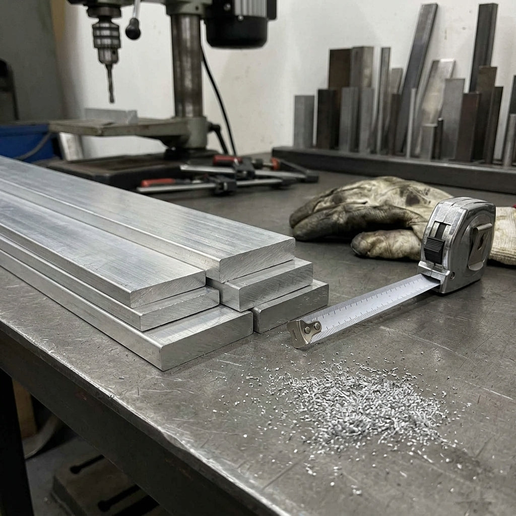 Rectangular Aluminium Bar 38.1mm x 3.2mm 38.1 × 3.2 mm – photo 1 of 2