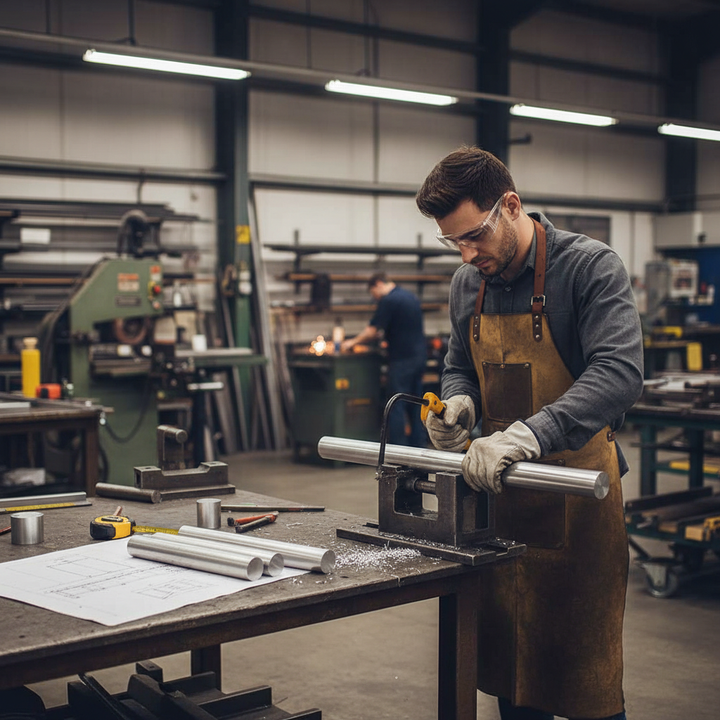 Premium 15.8mm Diameter Plain Finish Aluminium Round Bar - High-Performance Structural Grade Alloy 6082 T6 with Enhanced Strength and Corrosion Resistance