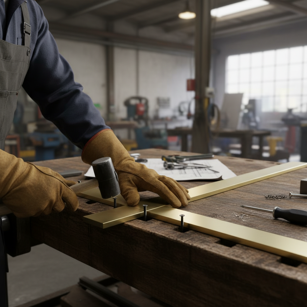 Premium 19mm x 3.2mm Plain Finish Brass Flat Bar with High Corrosion Resistance and Ductile Properties 19 × 3.2 mm (3/4″ × 1/8″) – photo 1 of 2