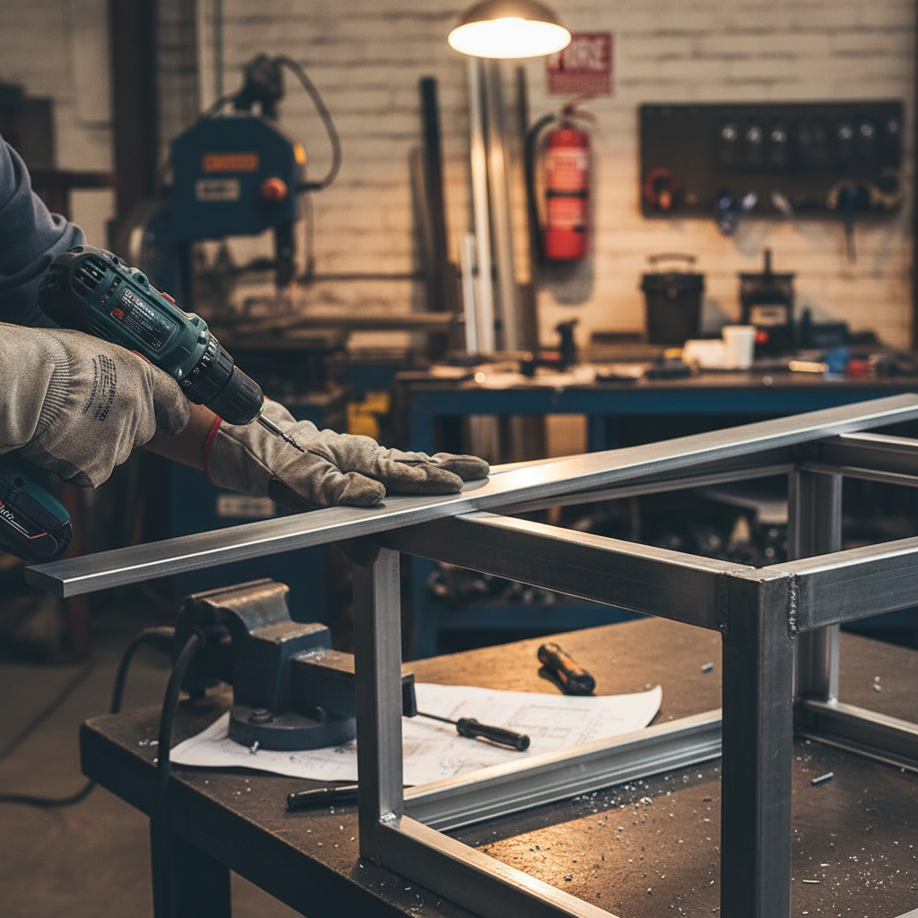 Premium Structural Grade Aluminium Flat Bar 15.8mm x 9.5mm - High Strength 6082 T6 Alloy for Heavy Duty Applications 15.8 × 9.5 mm (5/8″ × 3/8″) – photo 1 of 2