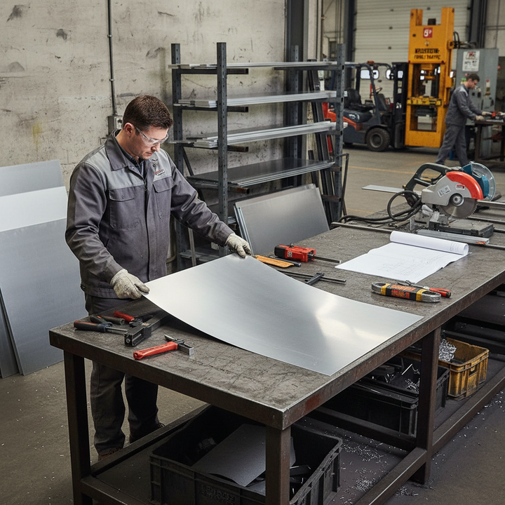 Premium 2000mm x 1000mm x 1.0mm Aluminium Sheet - Grade 1050 for General Sheet Metal Work