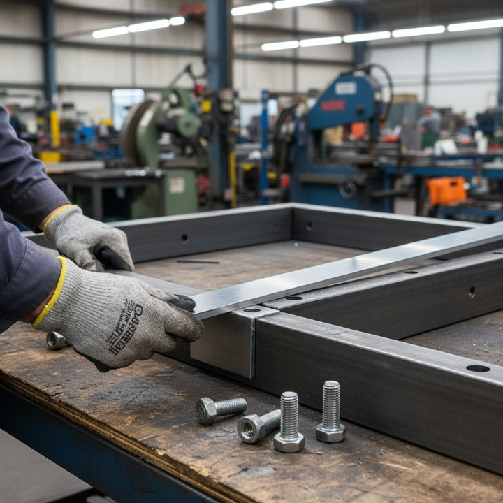 Premium Structural Grade Aluminium Flat Bar 101.6mm x 6.3mm with High Strength, Corrosion Resistance and Decorative Satin Finish