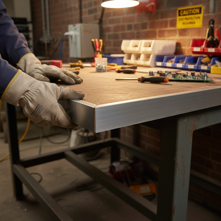 Premium Heavy Duty Aluminium Angle 38.1mm x 38.1mm x 3.2mm - Grade 6063 T6 with High Corrosion Resistance and Versatile Applications