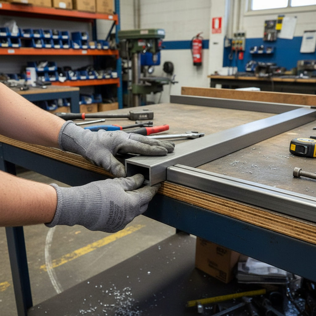 Aluminium Channel 31.7 × 31.7 × 3.2 mm (1 1/4″ × 1 1/4″ × 1/8″) – photo 1 of 2