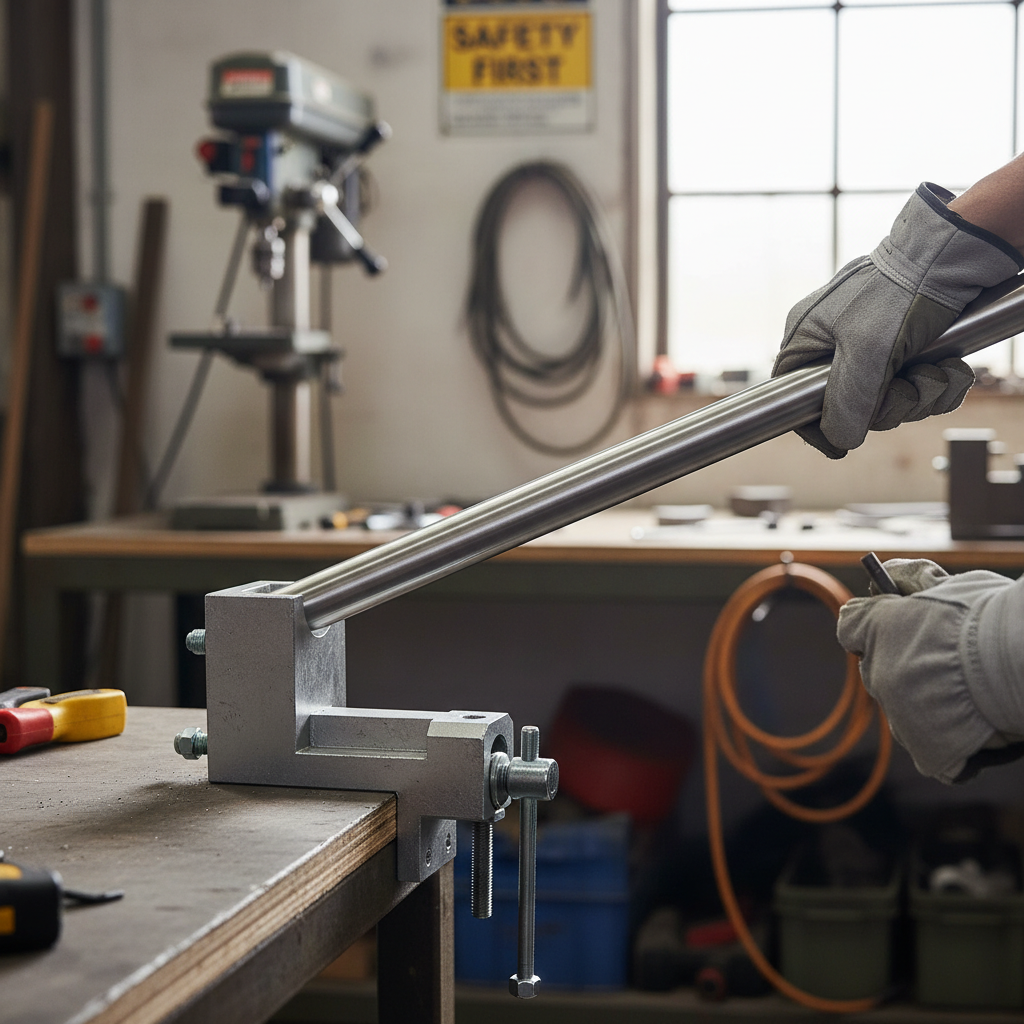 Premium Heavy Duty Brushed Polished Aluminium Round Tube 25.4mm x 4.7mm - High Strength Alloy Grade 6082 T6 for Structural Applications