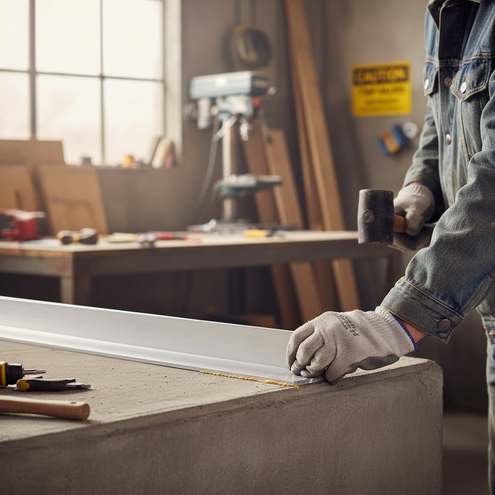 Premium Heavy Duty Aluminium Unequal Angle 50.8mm x 12.7mm x 3.2mm for Structural Applications