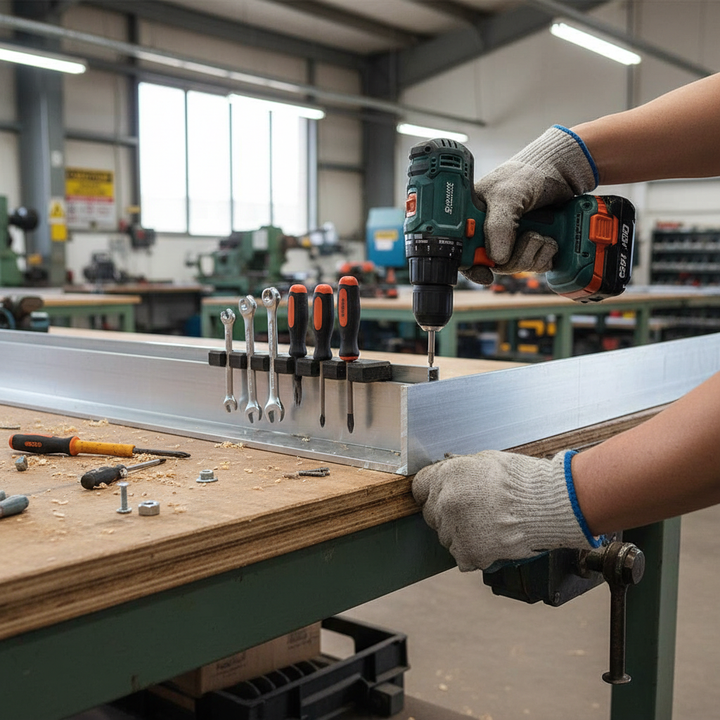 Premium Heavy Duty Aluminium Unequal Angle 101.6mm x 50.8mm x 3.2mm for Structural Applications