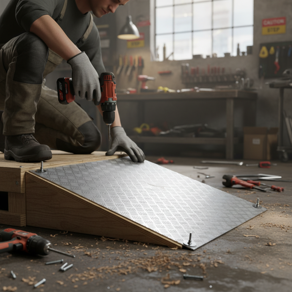 Premium Aluminium Chequer Plate 2000mm x 1000mm x 4.5mm - Heavy Duty Five Bar Tread Plate for Versatile Applications