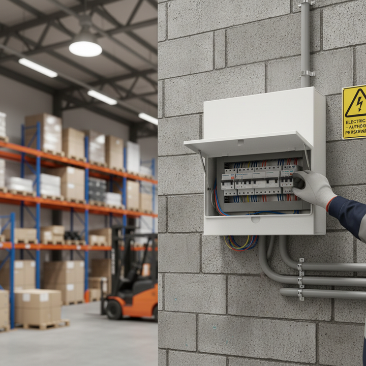 Premium 8 MOD Enclosure for Housing 3 Phase RCBOs - Durable and Reliable - High-Quality Professional Grade for Industrial and Commercial Applications