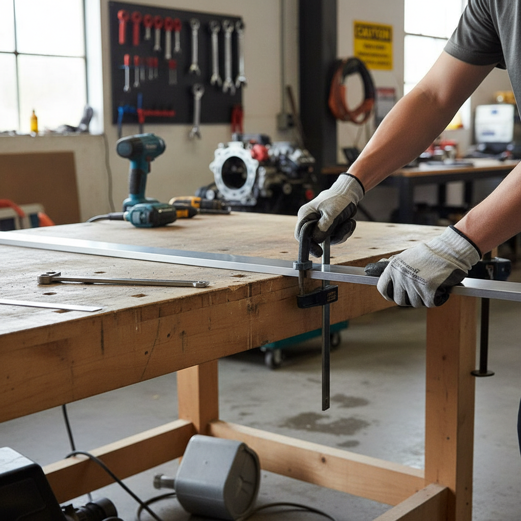 Premium Structural Grade 6082 T6 Aluminium Flat Bar 76.2mm x 4.8mm - High Strength Alloy with Corrosion Resistance for Architectural Applications