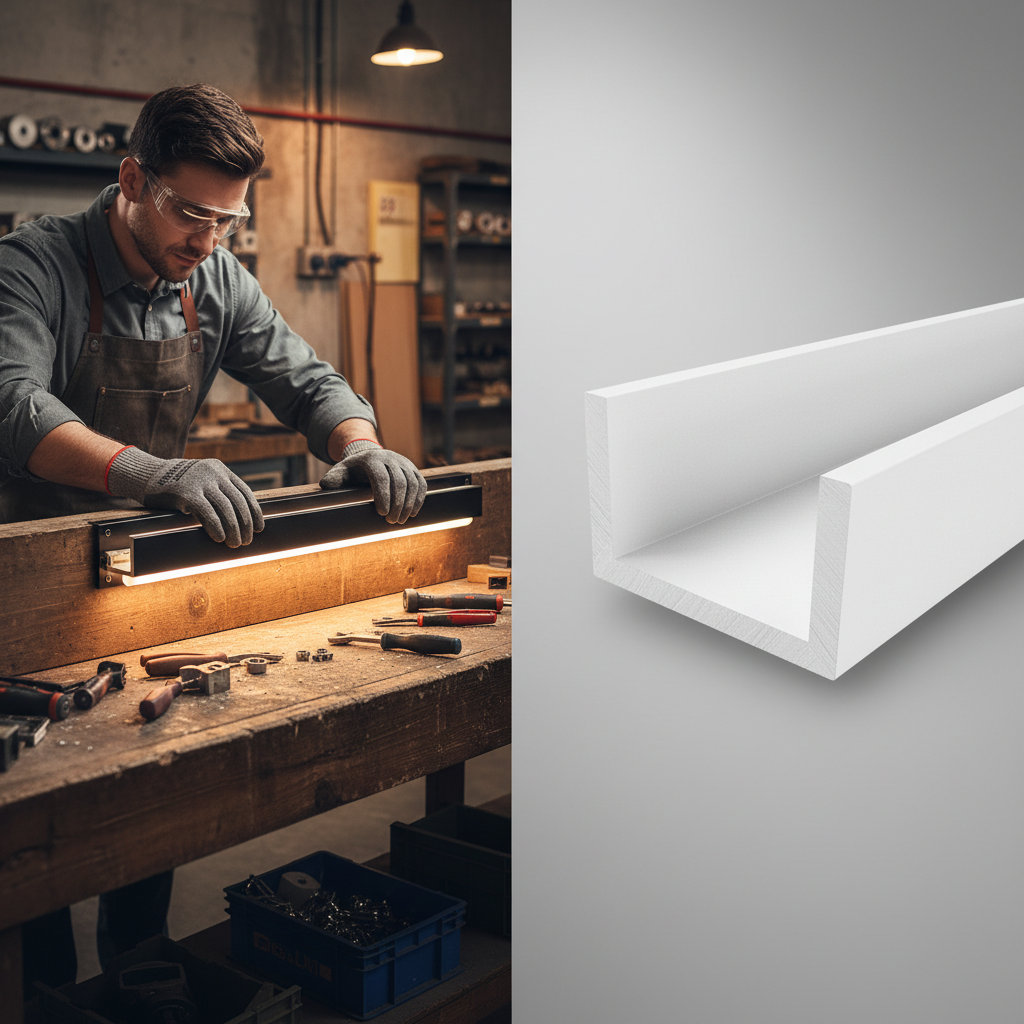 Premium 20mm x 10mm x 2mm Powder Coated Aluminium Channel - High Corrosion Resistance for Versatile Applications 20 × 10 × 2 mm – photo 1 of 2