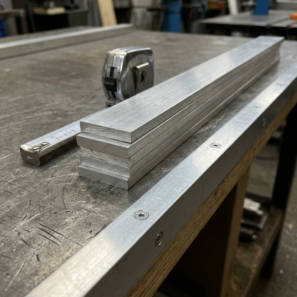 101.6mm x 4.8mm Aluminium Rectangular Strip 101.6 × 4.8 mm – photo 1 of 2