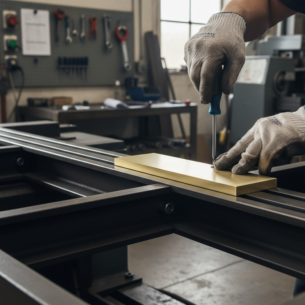 Premium 31.8mm x 12.7mm Brass Flat Bar - High Corrosion Resistance and Ductile Alloy with Excellent Machinability