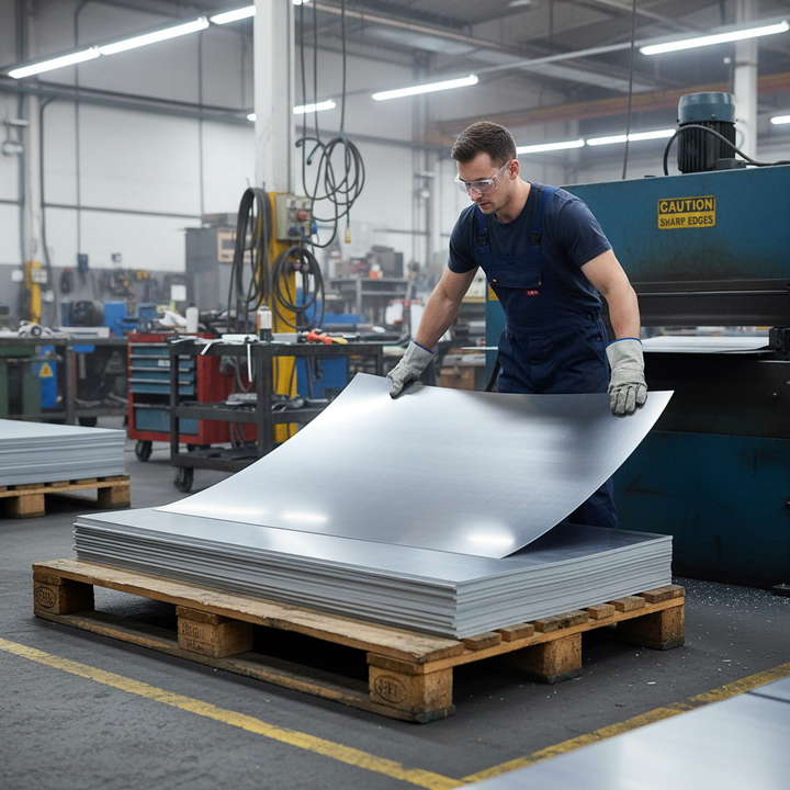 Premium Medium Strength Aluminium Sheet 2000mm x 1000mm x 1.5mm - High Corrosion Resistance for Marine and Industrial Applications