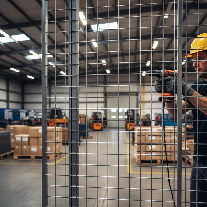 Premium Heavy Duty Weldmesh 2440mm x 1220mm x 25.4mm - Versatile Stainless Steel for Industrial and Commercial Use