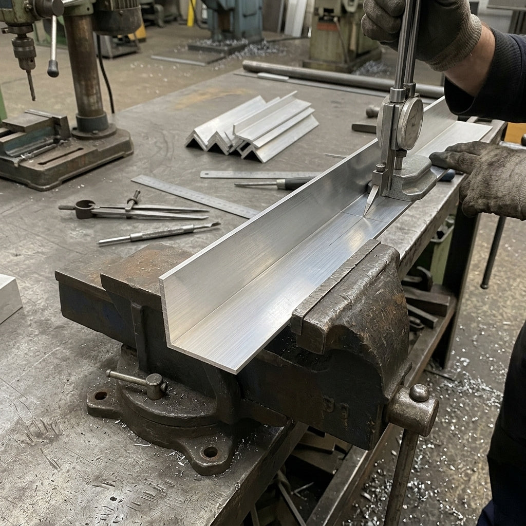 63.5mm x 63.5mm x 6.3mm Aluminium Right Angle Bar 63.5 × 63.5 × 6.3 mm – photo 1 of 2