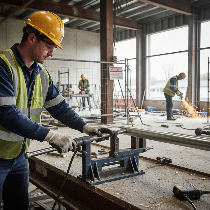 Premium Heavy Duty Aluminium Round Tube 28.5mm x 3.2mm - High Strength Alloy 6082 T6 for Structural Applications