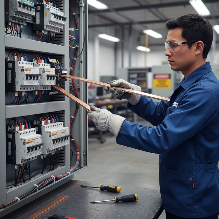 Premium High-Performance 20mm x 5mm Copper Flat Bar for Busbars, Electronics, and Automotive Applications