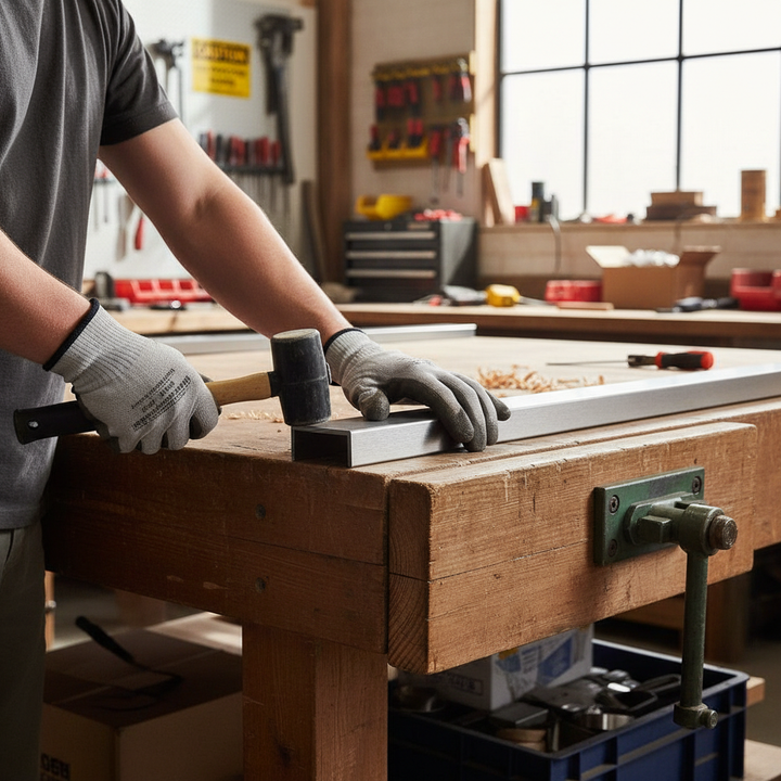 Premium Structural Alloy Aluminium Channel 50.8mm x 25.4mm x 3.2mm - High Strength 6082 T6 for Architectural and Commercial Applications