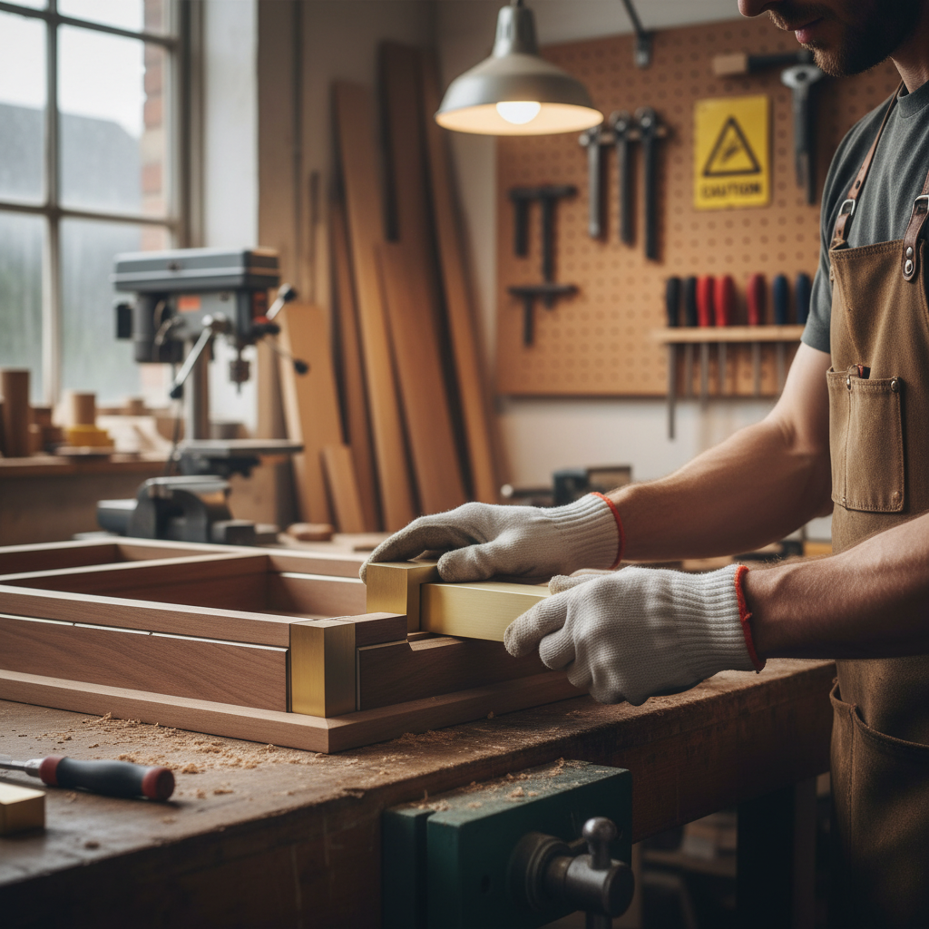 Premium 19mm (3/4") Plain Finish Brass Square Bar - High Corrosion Resistance and Ductile Material for Various Applications 19 mm (3/4″) – photo 2 of 2