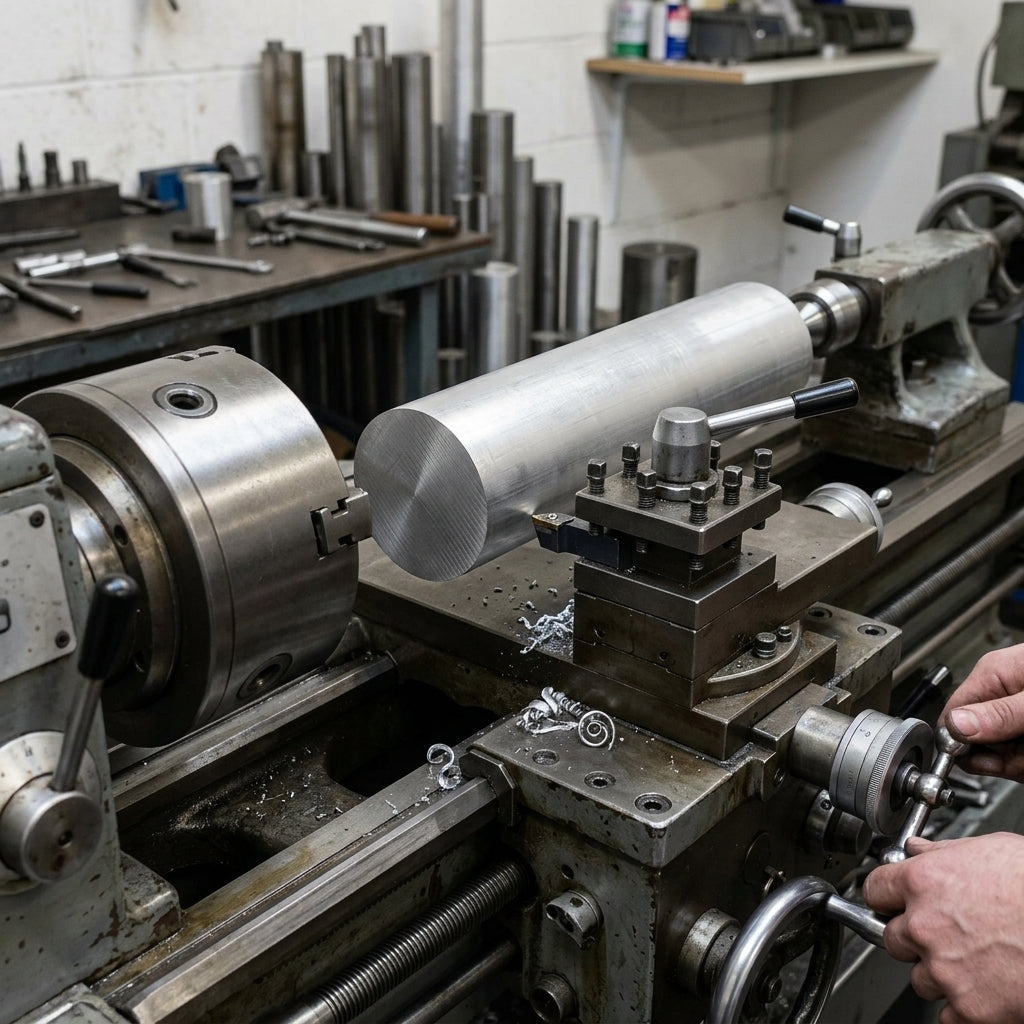 44.5mm Aluminium Bar 2011 Grade Machined to Length 44.5 mm – photo 1 of 2