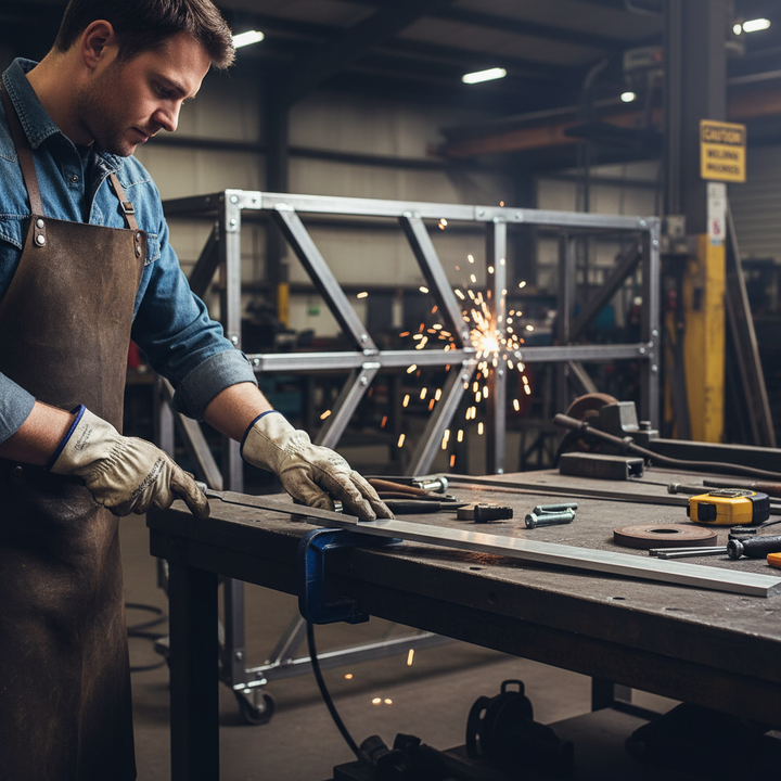 Premium Structural Grade 6082 T6 Aluminium Flat Bar 38.1mm x 31.7mm for High-Stress Applications