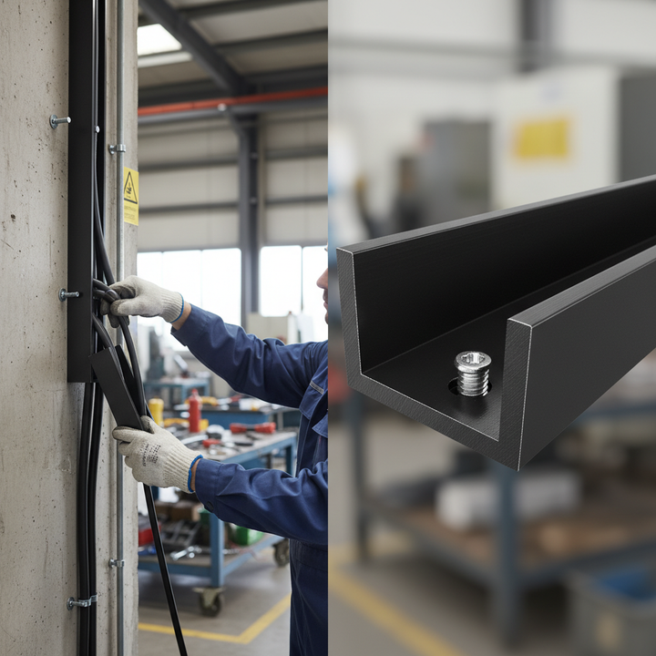 Premium 40mm x 40mm x 4mm Powder Coated Aluminium Channel for High-Performance Applications
