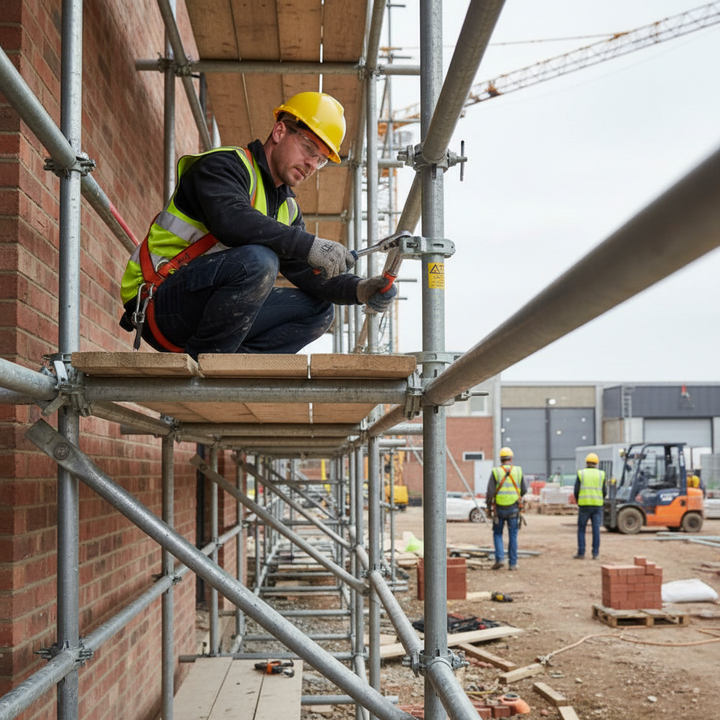 Premium Heavy Duty Aluminium Scaffold Tube 48mm x 4.5mm - High Strength 6082 T6 Alloy for Structural Applications