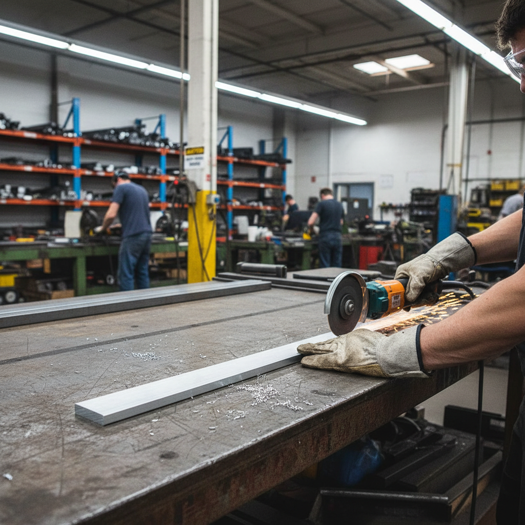 Premium Structural Grade 6082 T6 Aluminium Flat Bar 88.9mm x 6.3mm for High-Strength Applications 88.9 × 6.3 mm (3 1/2″ × 1/4″) – photo 2 of 2