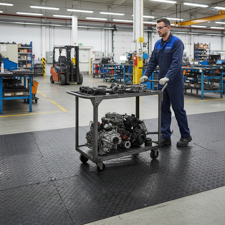 Premium Heavy Duty Aluminium Chequer Plate 2000mm x 1000mm x 6mm - Five Bar Tread for Durability and Style