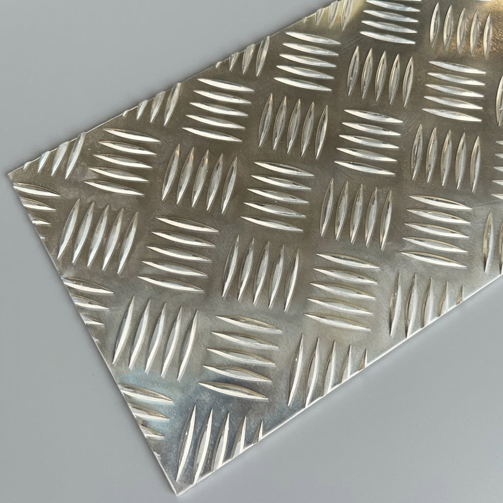 4.5mm Five Bar Aluminium Tread Sheet Cut to Size (view 2)
