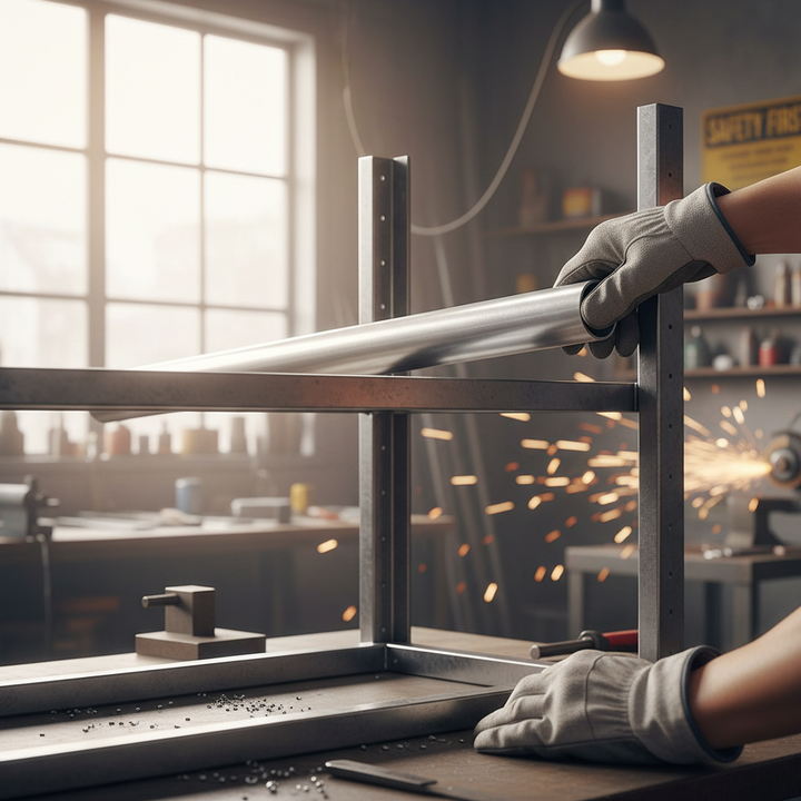 38.1mm x 6.3mm (1 1/2" x 1/4") Aluminium Round Tube