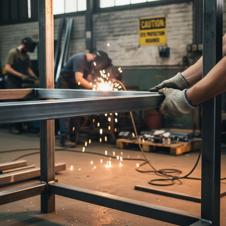 Premium Heavy Duty Brushed Polished Aluminium Square Tube 44.5mm x 44.5mm x 3.2mm for Structural Applications