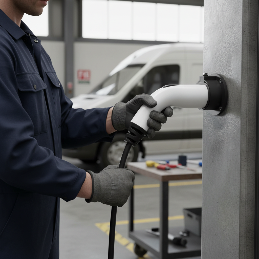 Professional Type 2 IEC62196 Dummy Wall Holder for Female Charge Cables - Lightweight and Easy to Install