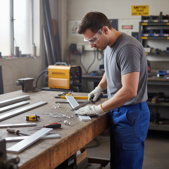 Premium Structural Grade 6082 T6 Aluminium Flat Bar 40mm x 15mm - High Strength Alloy for Heavy Duty Applications