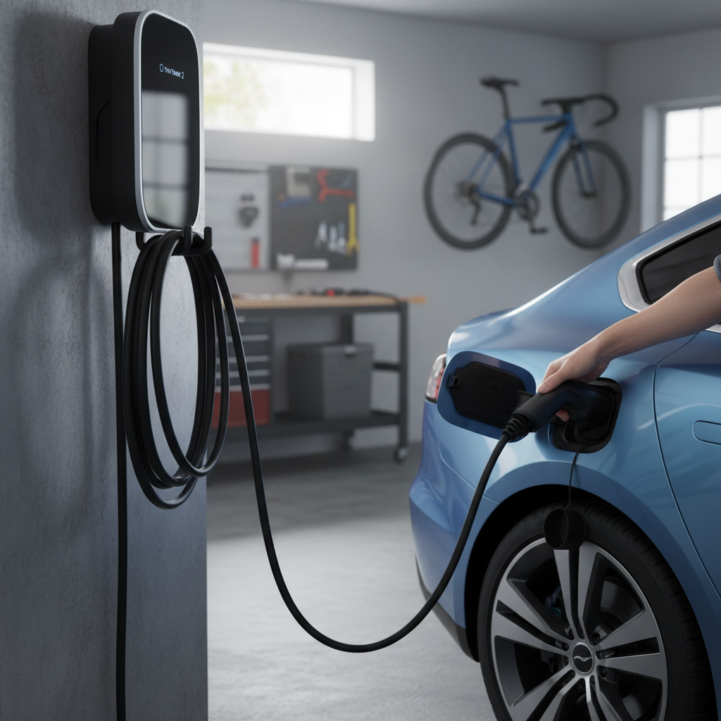 Premium Type 2 Tethered Charging Cable - 5/10 Metre Length, 16/32 Amp, 3.6/7.2kW Charge Rate