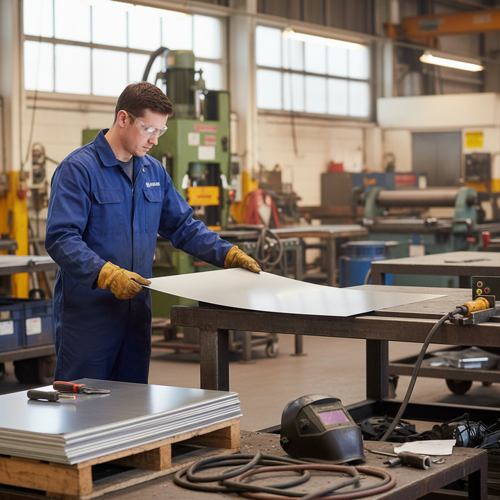 Premium Medium Strength Aluminium Sheet 2500mm x 1250mm x 2.0mm - High Corrosion Resistance for Marine and Industrial Applications