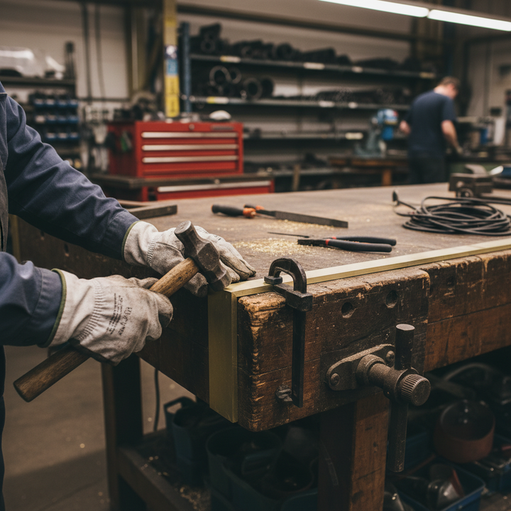 Premium Plain Finish Brass Flat Bar 50.8mm x 4.8mm - High Corrosion Resistance and Ductility for Versatile Applications