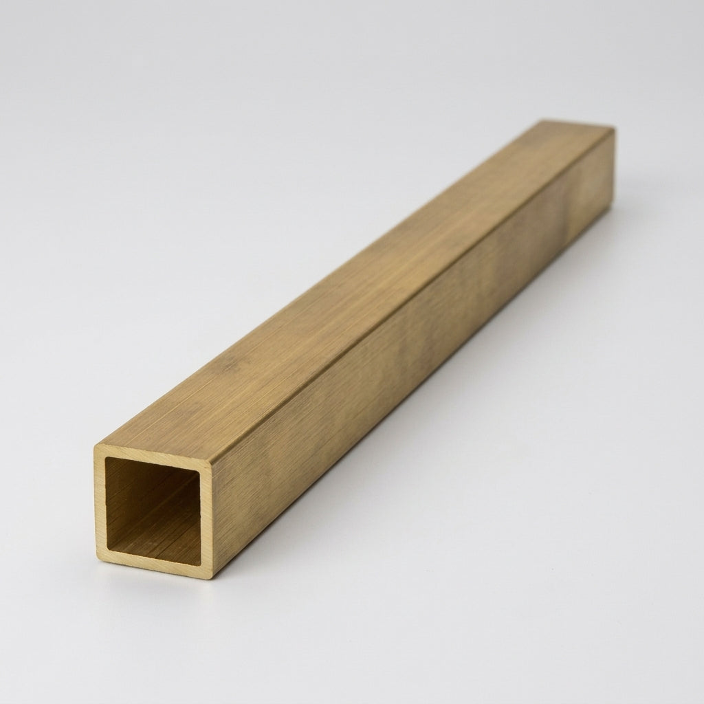 CZ108 Brass Rectangular Hollow Bar Made to Size (view 2)