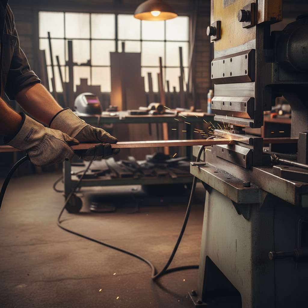 Premium Heavy Duty Brushed Polished Copper Flat Bar 50.8mm x 3.2mm - High Conductivity for Electronics and Architectural Use