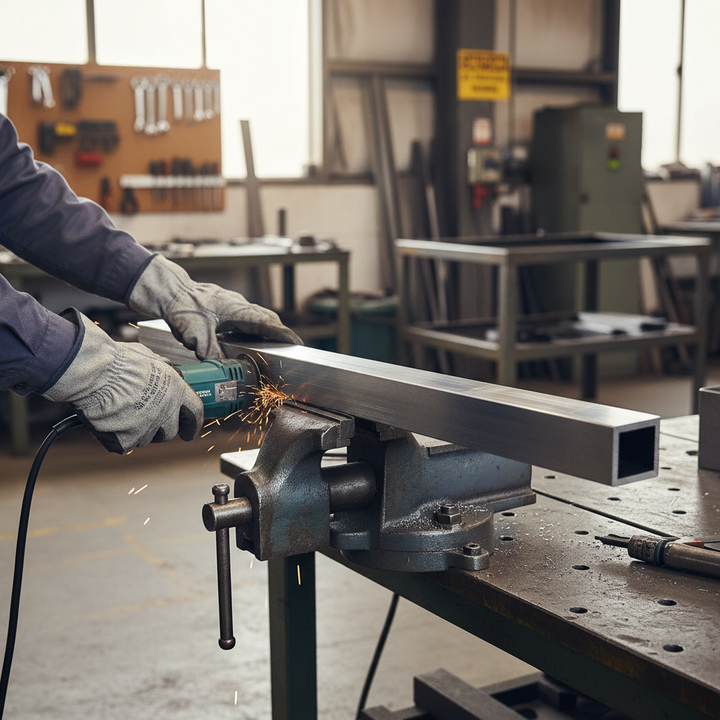 Premium Heavy Duty Aluminium Square Tube 120mm x 120mm x 5mm - Grade 6060 T6 for Versatile Applications