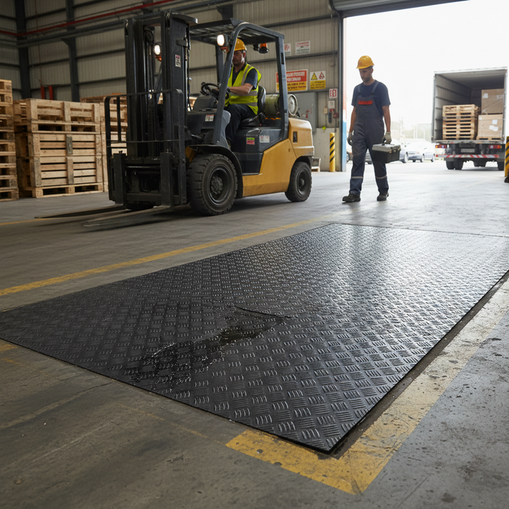 Premium Heavy Duty Aluminium Chequer Plate 2500mm x 1250mm x 2mm - Five Bar Tread Design for Flooring and Trailers