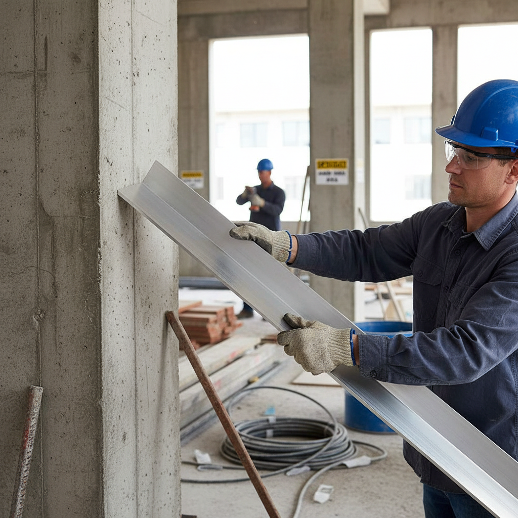 Premium Heavy Duty Aluminium Unequal Angle 76.2mm x 38.1mm x 6.3mm for Structural Applications 76.2 × 38.1 × 6.3 mm (3″ × 1 1/2″ × 1/4″) – photo 1 of 2